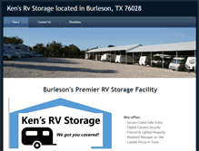 Tablet Screenshot of kensrvstorage.com